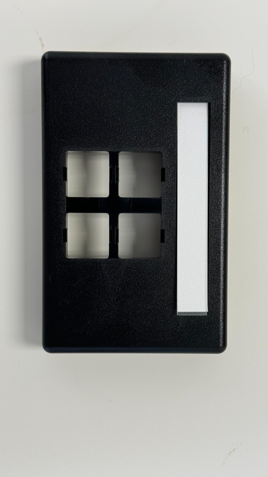 [10 PACK] CommScope Systimax Solutions M4CA Wall Plate, 4 port (Black