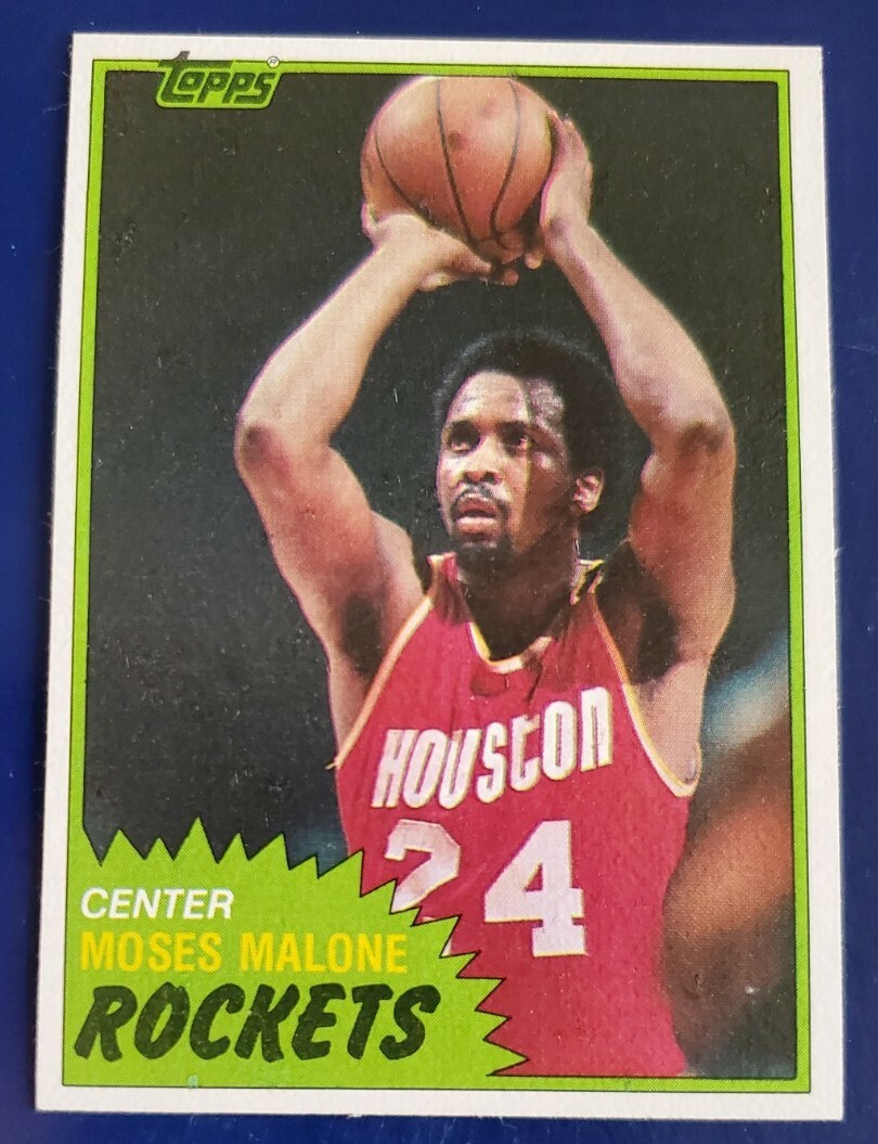 1981-82 Topps Moses Malone Houston Rockets #14