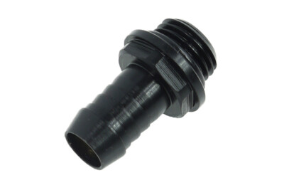 Alphacool HF 10mm (3/8'') Schlauchanschluss G1/4 mit O-Ring ''FatBoy'' - Deep Black