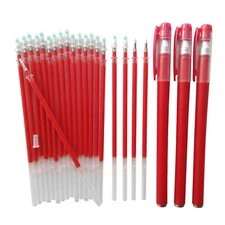 Gel Ink Rollerball Pens RefillsRed Pen Refill Set Kit 20 Pcs Ink Pen Refills ...