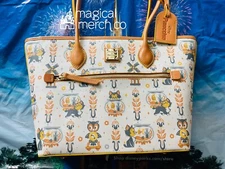 Disney Parks Pinocchio Figaro Cat Cleo Tote Purse Dooney & Bourke NWT