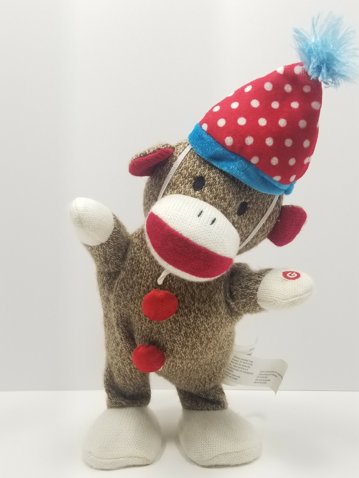 happy birthday sock monkey