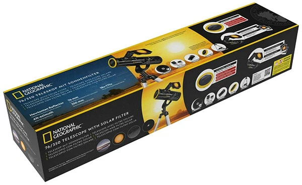 National Geographic Reflector AZ Telescope 76 / 350 + Sun Filter & Phone Adapter - Image 3 of 4