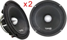 2 DS18 PRO-FR6NEO 6.5" Midrange Car Speakers Mid Range Neodymium 4 Ohm 500 Watt