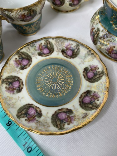 Vintage Japan Creamer Sugar Tea Cups And One Saucer - Picture 4 of 11