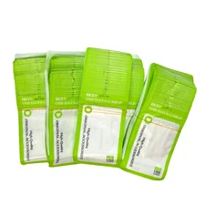 30-Pack Clear Resealable Zipper Bags for USB Cables,Mobile phone data cable bag