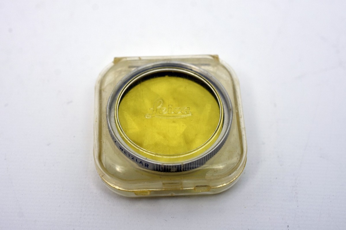 LEITZ カラーフィルター yellow 1 E39 silver カラーフィルター E39 イエロー / ライカオンラインストア