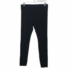 Hue Black Pull On Leggings Medium