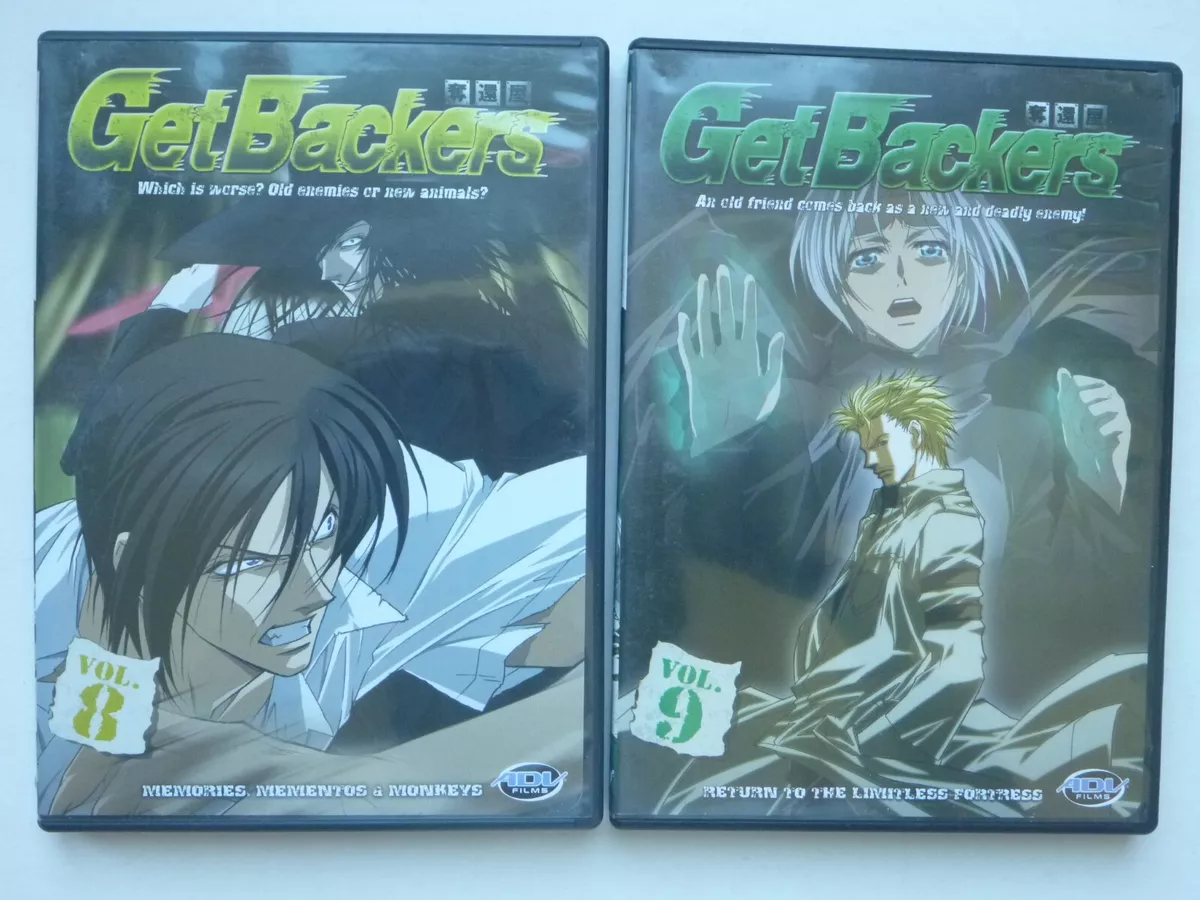 Get Backers 2-DVD Lot Anime Series Volumes 8 9 Eps 36-45 ADV Films  GetBackers