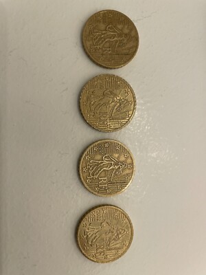 Seltene wertvolle Sammlerstücke 50 Cent   Münzen Frankreich 1999-2000-2001-2002!