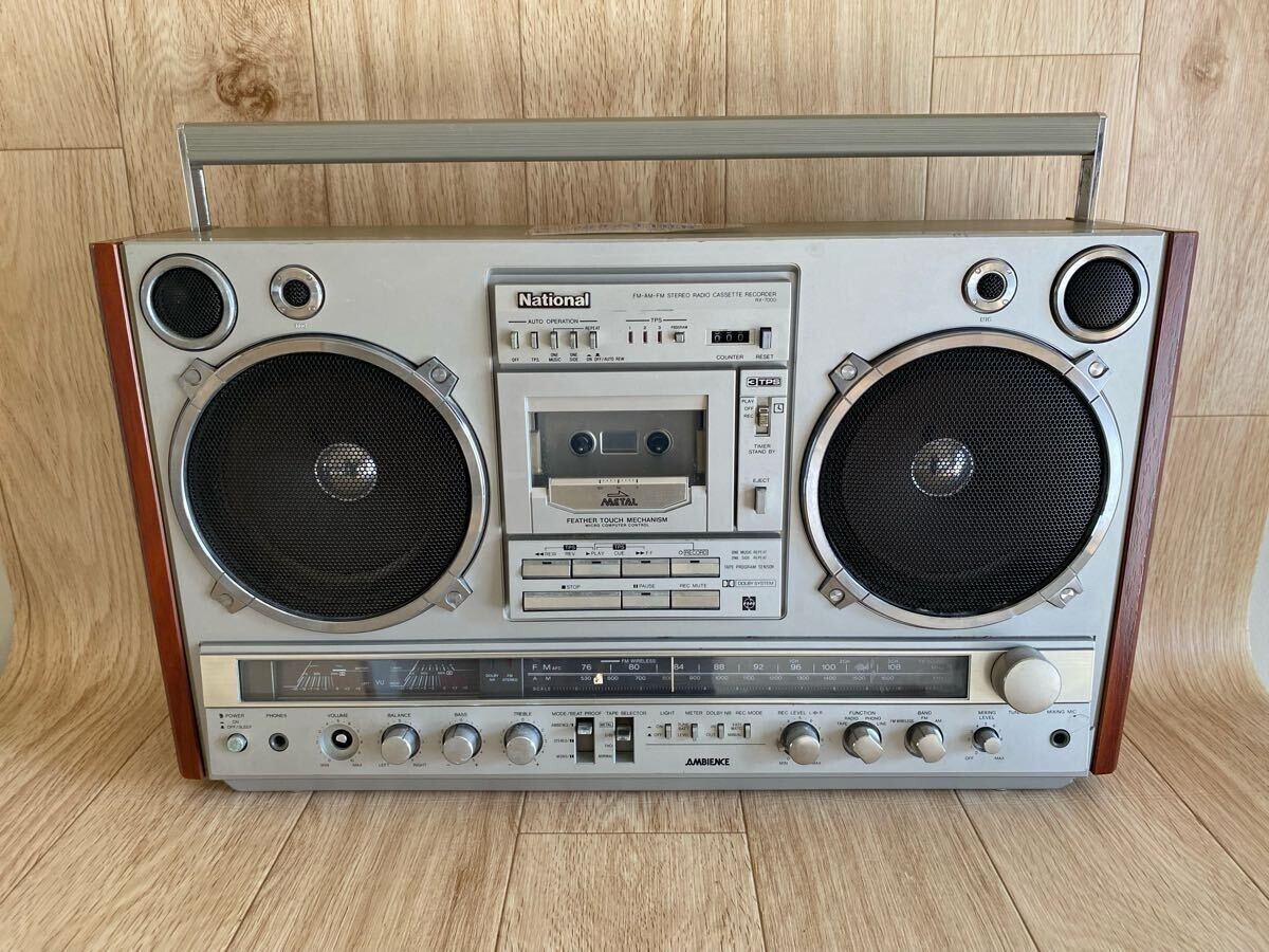 ラジオ・コンポ National TV/RADIO/CASSETTE RECORDER National Panasonic RS-4250 FM/AM/Stereo Cassette Recorder