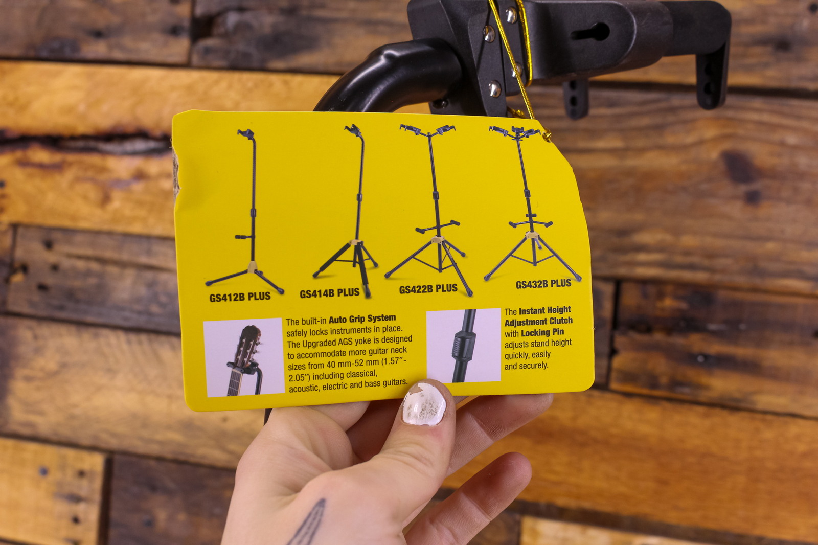 Hercules GS412B PLUS Series AutoGrip Guitar Stand eBay