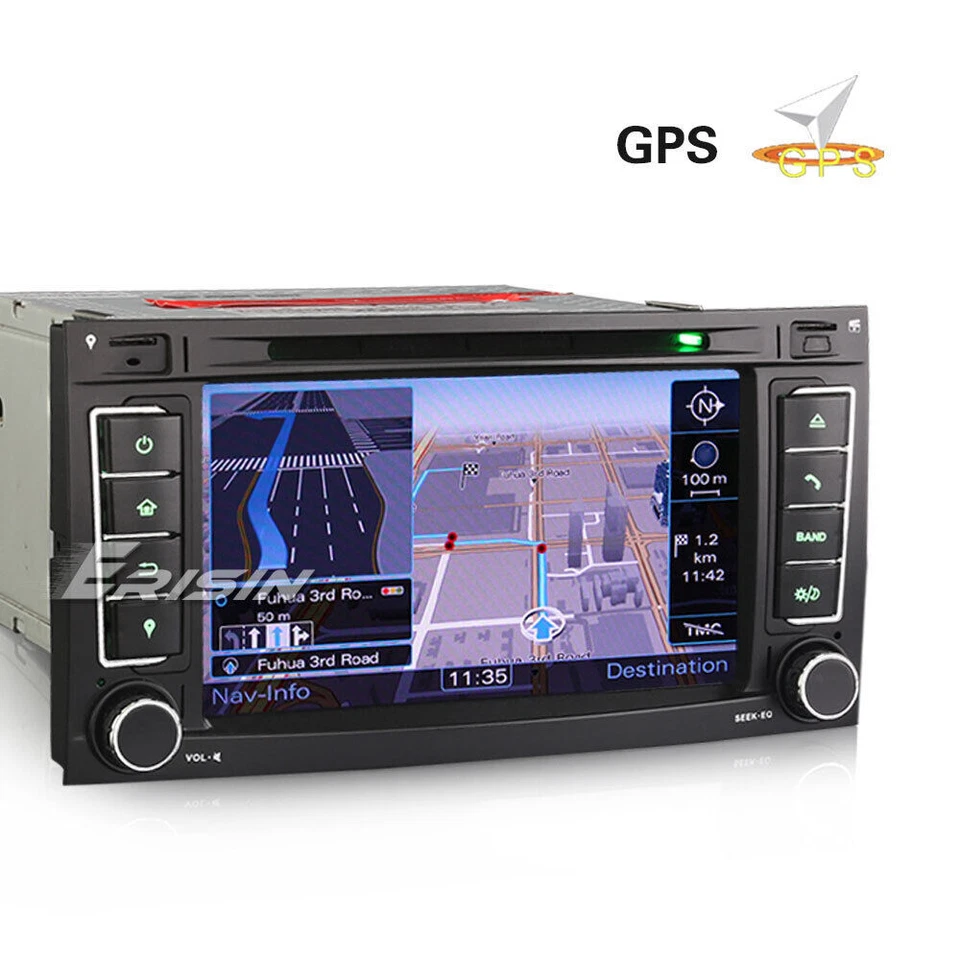 7" GPS Navi Autoradio für VW Touareg T5 Multivan Transporter DVB-T2 RDS DVD 3G - Bild 3 von 4