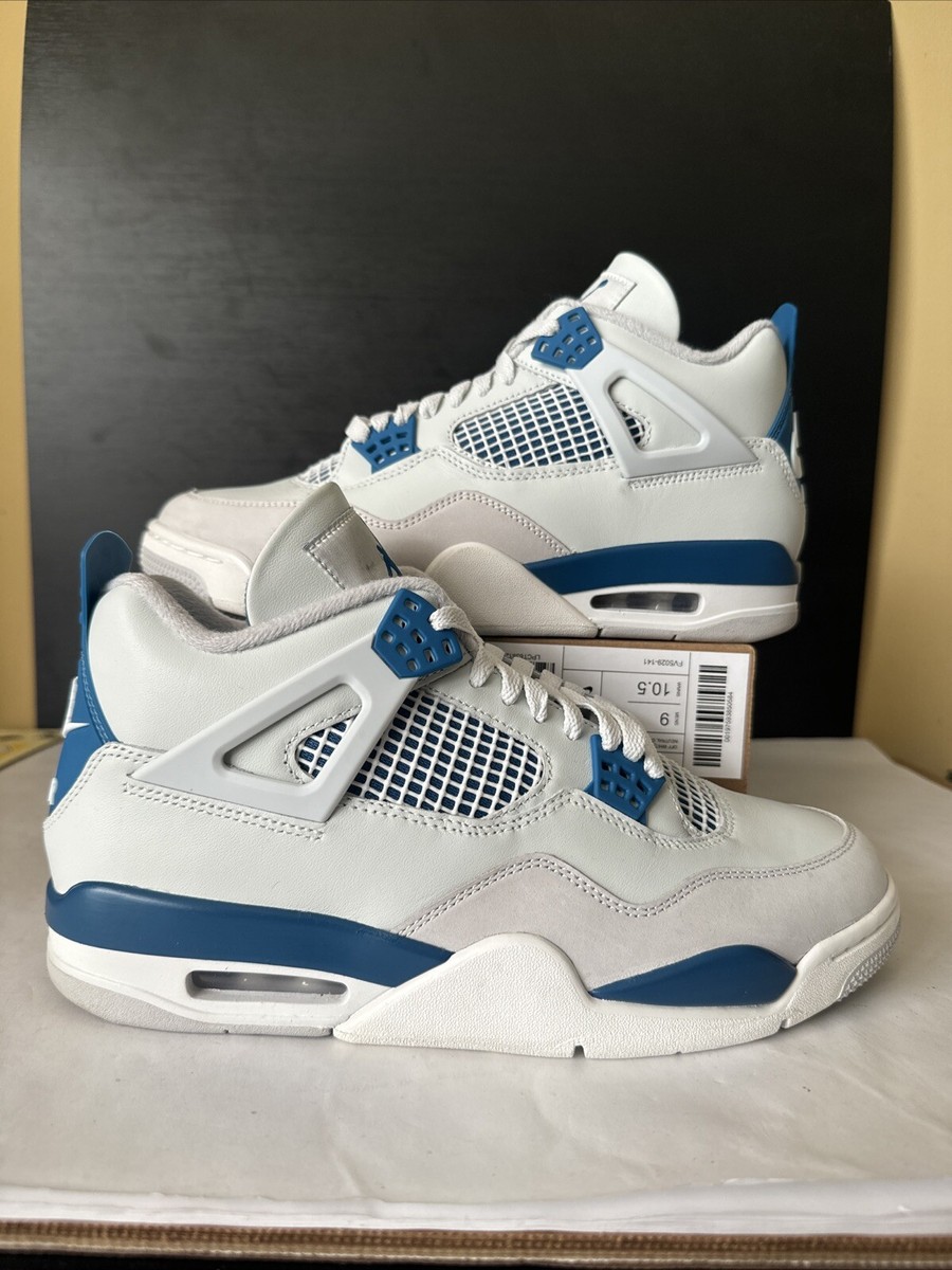 Size 9 - Air Jordan 4 Retro 2024 Military Blue | eBay