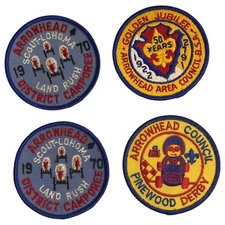 Arrowhead Council IL Lot of 4 Event Patches (ZA147)
