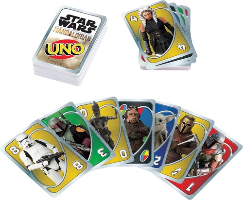 UNO Gioco di Carte Gioco da Tavolo Gioco di Società EdizioneThe Mandalorian - Foto 19 di 24