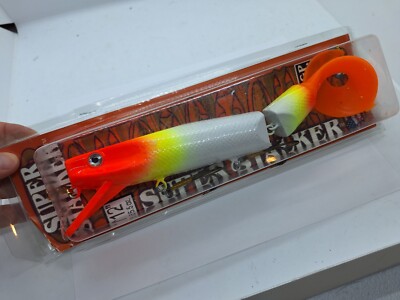 12'' Drifter Super Stalker Candy Corn Thorne Bros Custom Crankbait Musky Lure