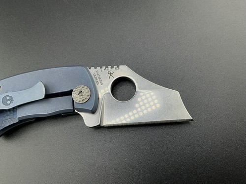 Spyderco x Playge McBee Pandemic Print Anodized Titanium 1 Of 10 Beads Included - Picture 8 of 12