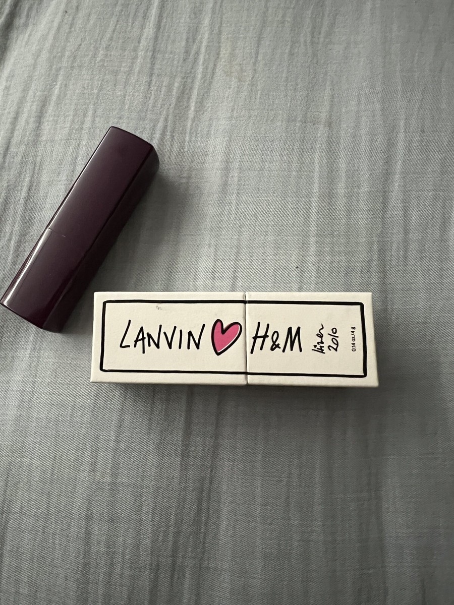 Lanvin x H&M BURGUNDY Liptick NEW! Fast Ship! Alber Elbaz