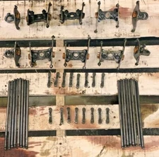 Ford 6.0L 6.0 Rocker Arm Set Complete bridges and push rods