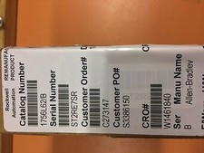 ALLEN BRADLEY CONTROLLOGIX 5562 PROCESSOR 1756-L62/B Logix5562 FW1.10