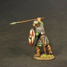 JOHN JENKINS VIKINGS  SAXONS SX-28A ANGLO SAXON FRYDMAN DEFENDING WITH SPEAR