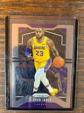 Lebron James Basketball Card #129 Panini Prizm 1st LA Lakers NBA Finals MVP HOF