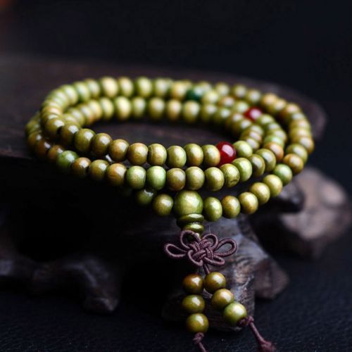 Tibetan 108 Mala Prayer Beads Sandalwood Buddhist Bracelet Necklace Meditation - Picture 7 of 66