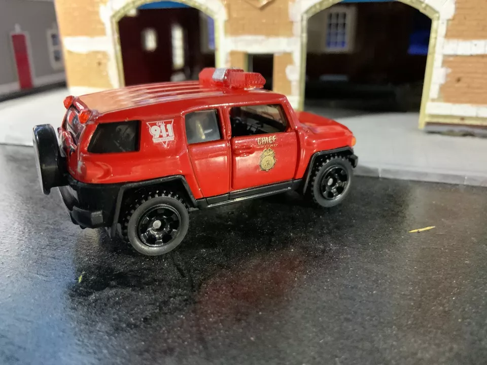Japanese Matchbox Kitbashed Toyota Fire Chief Vehicle - Image 3 of 4