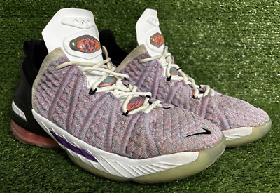 Nike LeBron XVIII 18 Graffiti Basketball Gym Shoes Sneakers- 6.5Y Youth CW2760