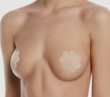 20 Fashion Forms Women's Beige Nude Seamless Ten-Pack Breast Petals One Size