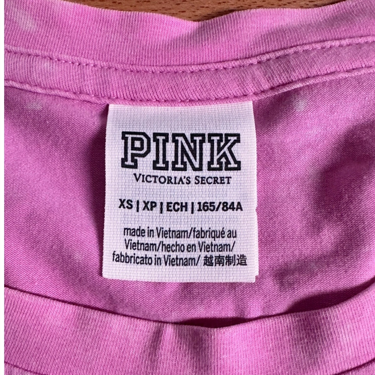 UNDERCOVER Abito donna Victoria's Secret rosa manica corta con coulisse laterale taglia XS
