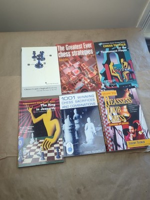 6 Chess Books Strategies Tactics Logic Learn How to Improve Lesson Instruction