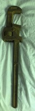 Vintage Tool Record 18 Adjustable Wrench Stillson Black Made In England