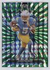 2024 Panini Mosaic Green Swirl Mosaic Prizm 7/13 Josh Palmer #122 1co7