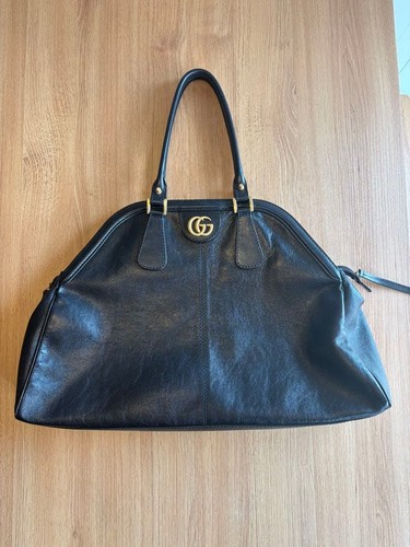 GUCCI Re(Belle) Large Tote Bag Boston Bag Black