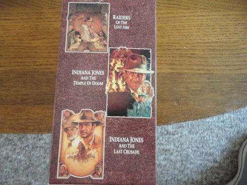 INDIANA JONES TRILOGY / VHS TAPES / ARK, DOOM & CRUSADE / EX / #12774 / 1989 - Bild 4 von 12