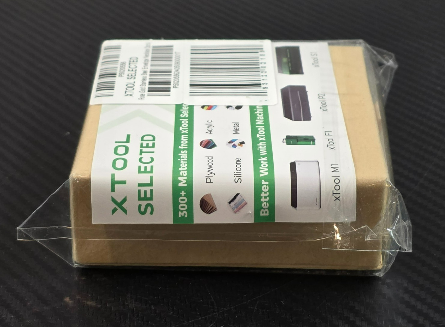 XTool Selected Rose Gold Stainless Steel Envelope Necklace (3 Pieces)