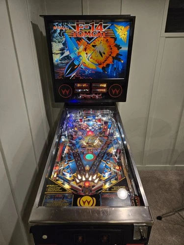 1987 Williams F14 Tomcat Pinball Machine - Restored