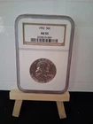 1952 franklin half dollar au 55