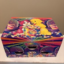 Vintage Lisa Frank Rainbow Matinee Jewelry Stationary Puppy Kitty Box