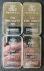 Lot of Four RMC 1oz Silver Bars