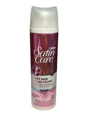 Gillette Satin Care Dry Skin Shave Gel for Women with Shea Butter, 7 oz