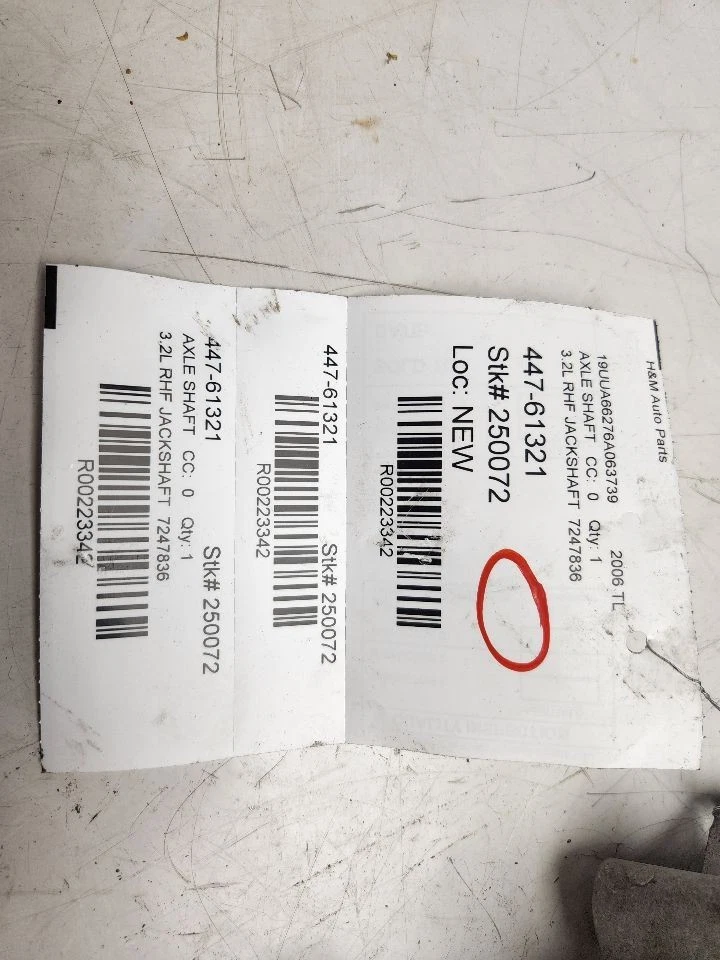 Eje delantero Honda Accord 2003-2007 eje de gato 3,0 L AT OEM 44500-SDB-A00 Foto 4 de 4