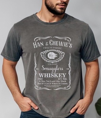 Star Wars Han Chewies Whiskey Twelve Parsec Chewbacca Shirt Size S-5XL