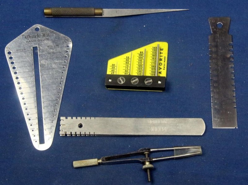 SS-355 Watch hand tools. Favorite hand gauge length and diameter, Bergeon #30004