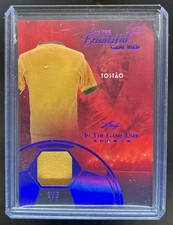2025 Leaf In the Game Used Tostao Beautiful Jersey Purple Holo #/6