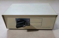NOS Vintage Data Transfer Switch Box 2-Way Parallel Printer 25 Pin Port A/B