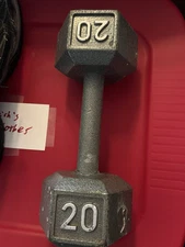 CAP SDG020 Cast Iron Hex Dumbbell - 20lb