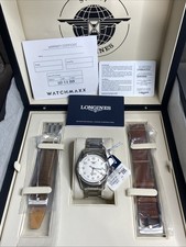 Longines Spirit 40 mm L3.810.4.73.9 *Purch. 9/25 Full Set W/Unworn Extra Straps